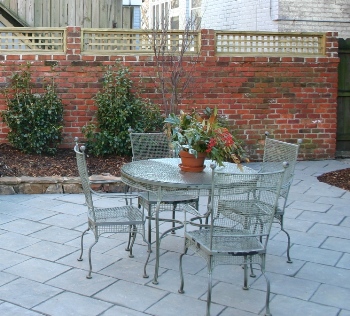 Brick Wall with English Lattice Topper